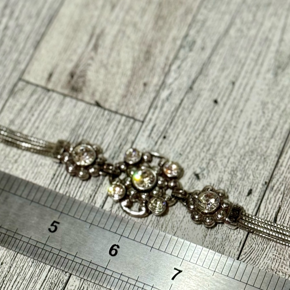 Brighton Silver Bracelet with Crystal Accents